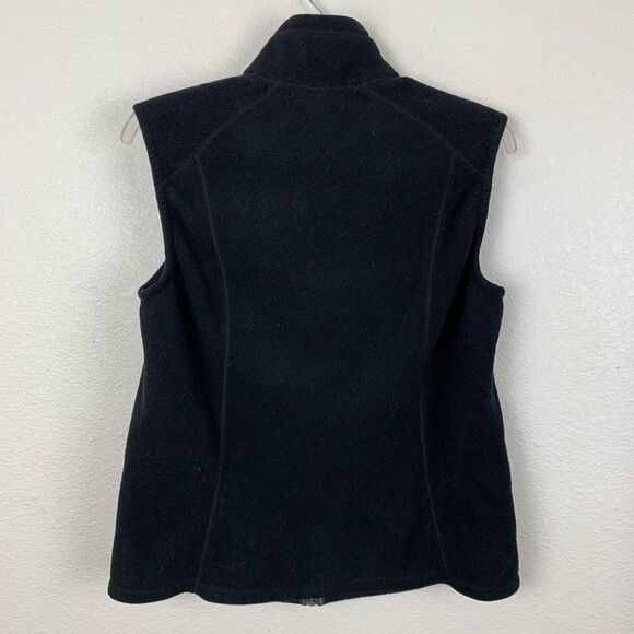 Patagonia Synchilla Black Fuzzy Vert Zip Up Large - Picture 4 of 6